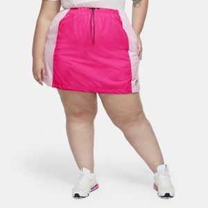 Nike Icon Clash Plus Size Woven Skirt Pink 3X NWT
